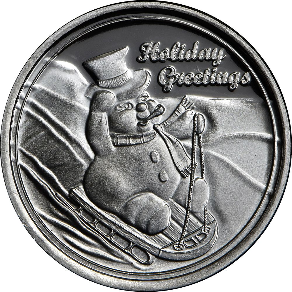 1\u0020oz\u0020Frosty\u0020the\u0020Snowman\u0020Silver\u0020Round
