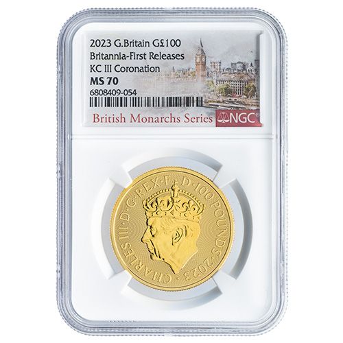 2023\u0020NGC\u0020MS\u002D70\u0020First\u0020Releases\u00201\u0020oz\u0020Britannia\u0020The\u0020Coronation\u0020Gold\u0020Coin\u0020\u002D\u0020King\u0020Charles\u0020III
