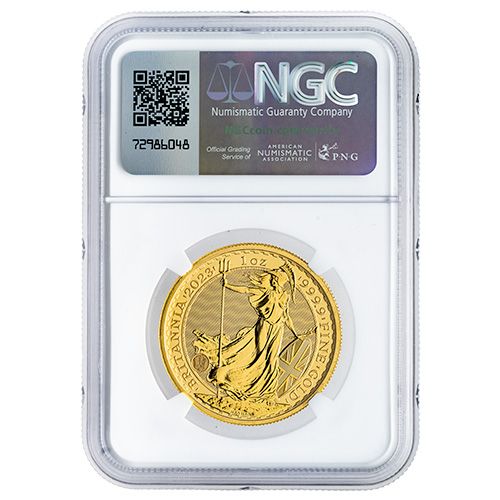 2023 NGC MS-70 First Releases 1 oz Britannia The Coronation
