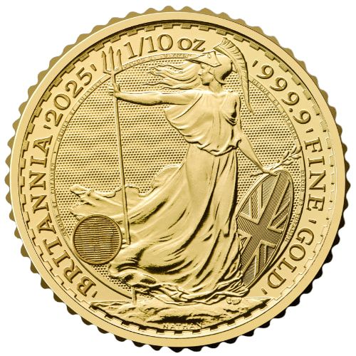 2025\u00201\u002F10\u0020oz\u0020Gold\u0020Britannia\u0020Coin\u0020BU