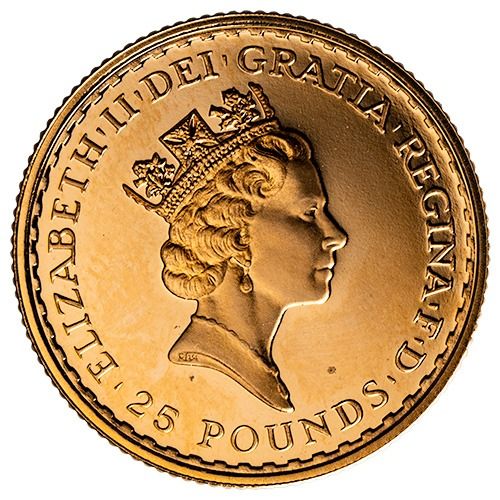 1989 Gold Britannia 4-Coin Proof Set with Box and COA