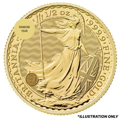 1\u002F2\u0020oz\u0020Gold\u0020Britannia\u0020Coin\u0020\u002D\u0020Random\u0020Year