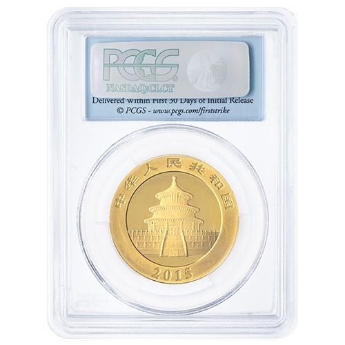 Buy 2015 PCGS MS-70 First Strike 1 oz Chinese Panda Gold Coin | SD