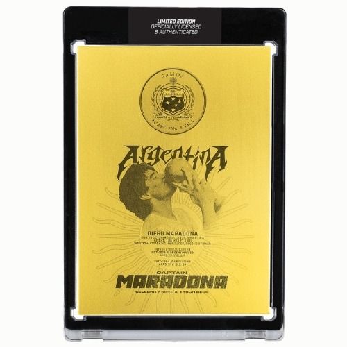 Buy 2026 0.5 Gram Diego Maradona Gold Trading Coin - Legends