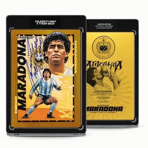 Buy 2026 0.5 Gram Diego Maradona Gold Trading Coin - Legends