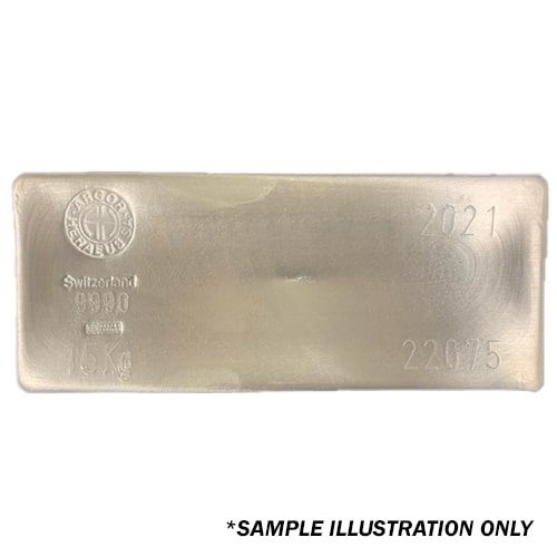 15 Kilo Silver Bullion Bars | Lowest Prices Online
