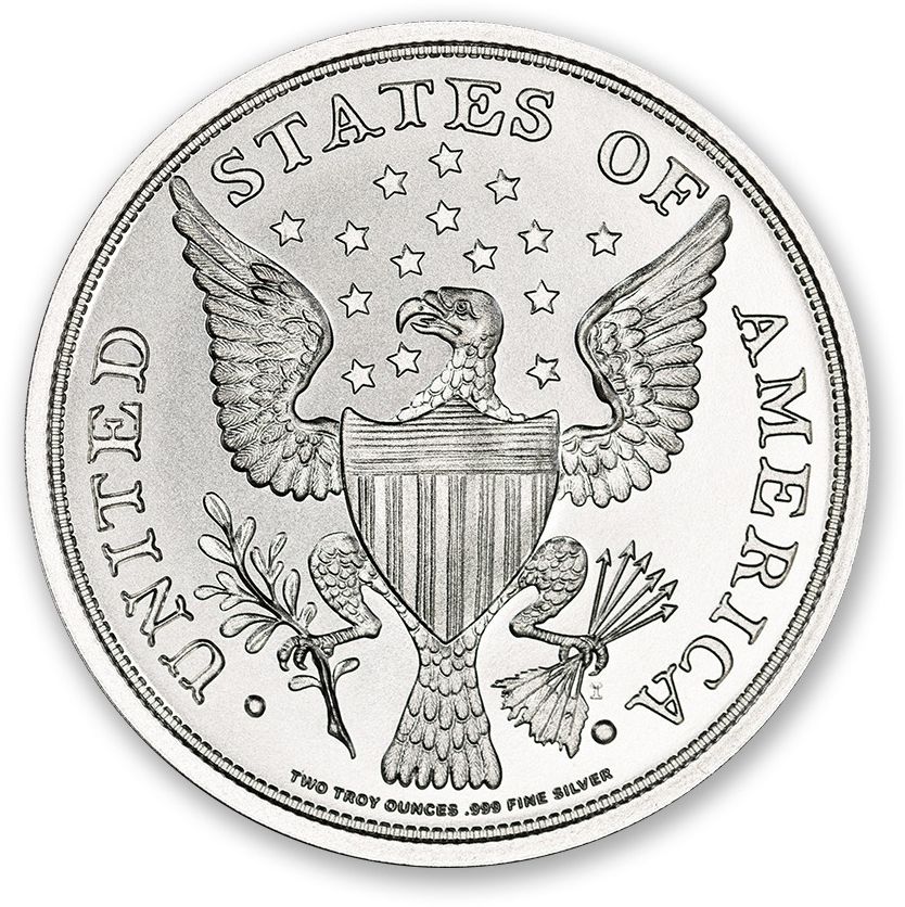 2 oz Getz Washington Silver Round