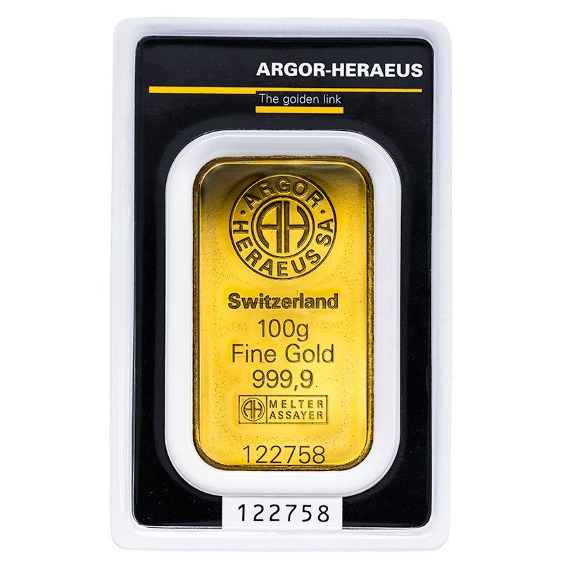 100 Gram Gold Bars - Design Our Choice