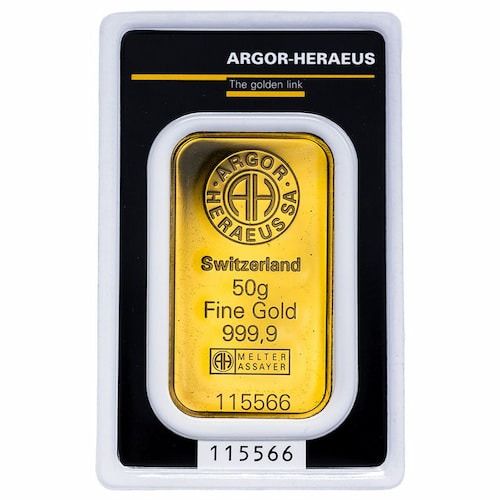 50 Gram Gold Bars - Design Our Choice