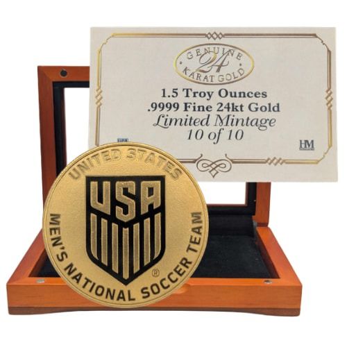 1.5\u0020oz\u0020Commemorative\u0020US\u0020Men\u0027s\u0020National\u0020Soccer\u0020Team\u0020Gold\u0020Medal\u0020with\u0020Box\u0020and\u0020COA