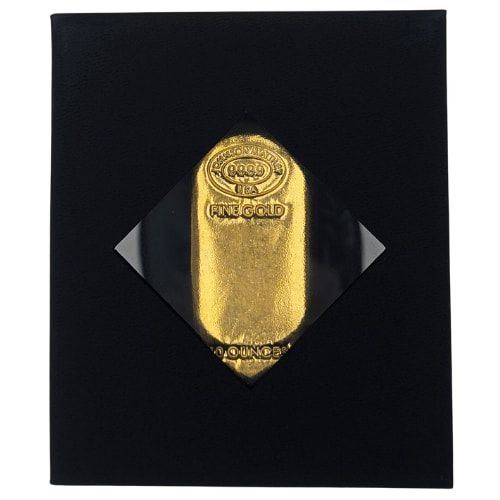 10 oz Johnson Matthey Poured Gold Bar