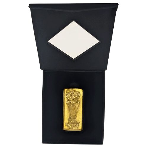 10 oz Johnson Matthey Poured Gold Bar