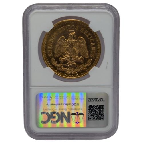 Buy 1930 NGC MS-63 Mexican 50 Pesos Gold Coin | SD Bullion