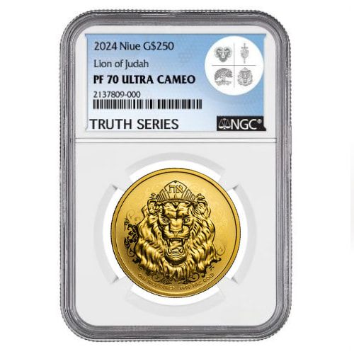 Buy 2024 NGC PF-70 1 oz Roaring Lion Proof Gold Coin | SD Bullion