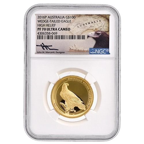 2016\u002DP\u0020NGC\u0020PF\u002D70\u00201\u0020oz\u0020Australian\u0020Wedge\u002DTailed\u0020Eagle\u0020High\u0020Relief\u0020Proof\u0020Gold\u0020Coin\u0020\u002D\u0020John\u0020Mercanti\u0020Label