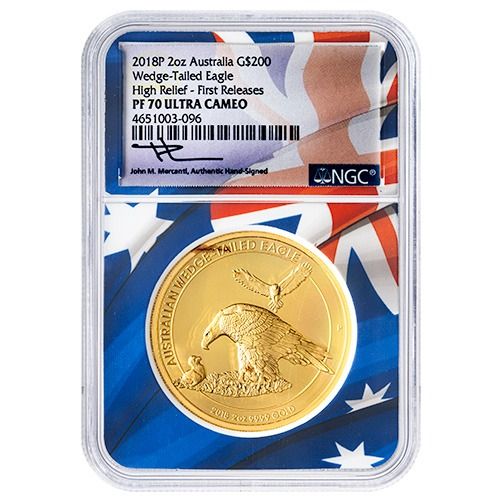 2018\u0020NGC\u0020PF\u002D70\u0020First\u0020Releases\u00202\u0020oz\u0020Australian\u0020Wedge\u002DTailed\u0020Eagle\u0020High\u0020Relief\u0020Proof\u0020Gold\u0020Coin\u0020\u002D\u0020John\u0020Mercanti\u0020Label\u0020\u002D\u0020Australia\u0020Core
