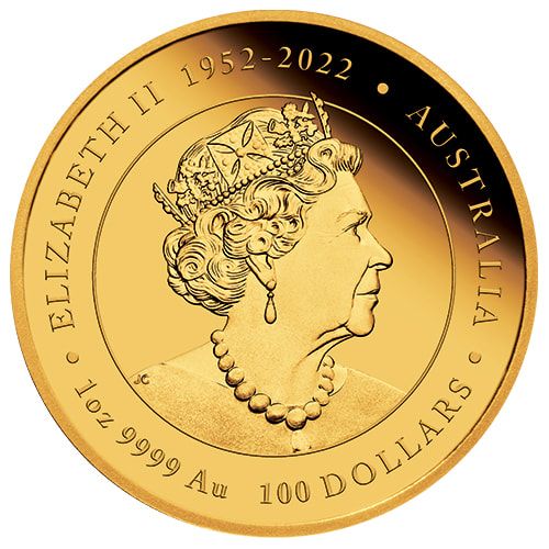 2024 1 oz Perth Mint Gold Lunar Dragon Proof Coin - Series III