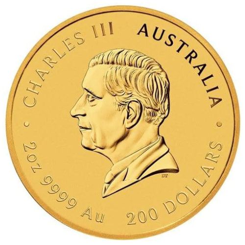 2025 2 oz Year of the Snake Gold Coin - Lunar Series III