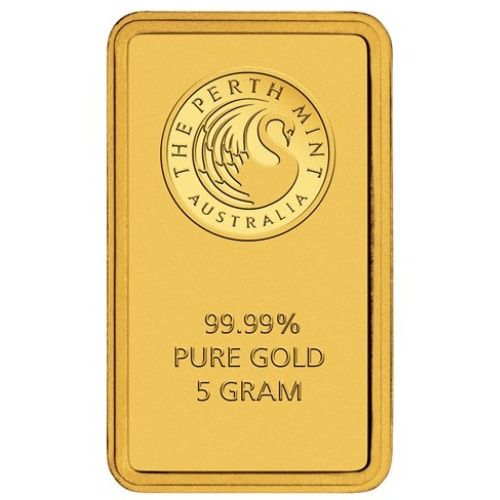 5 Gram Perth Mint Gold Bar - in Assay