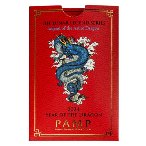 Buy 2024 1 oz Azure Dragon Gold Bars - Lunar Legends Series | SD