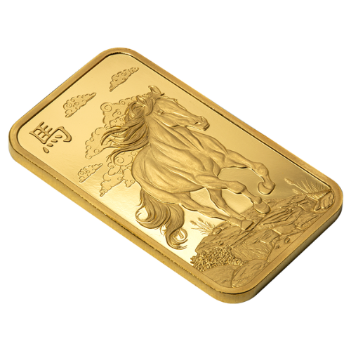 Buy 2026 1 oz 1,000 Mile Horse Gold Bar – Lunar Legends Series