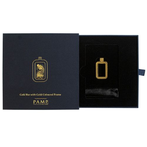 10 Gram Lady Fortuna™ Gold Bar with Pendant Frame