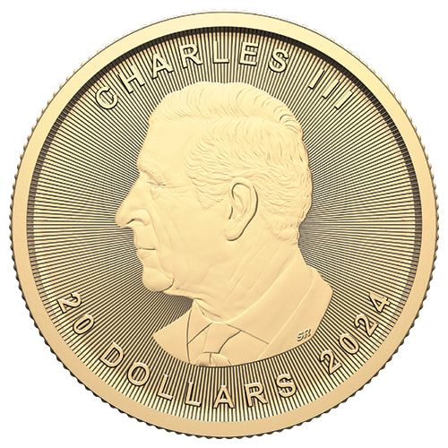 2024 1/2 oz Gold Maple Leaf Coin BU