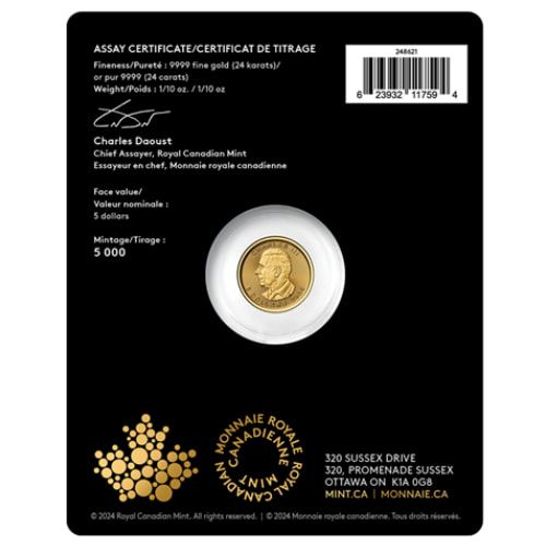 Buy 2025 1/10 oz Canadian Gold Maple Leaf Coin - Polar Bear Privy