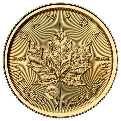 2025 カナダ メープルリーフ / ホッキョクグマのプリヴィーマーク 銀貨 Buy 2025 1/10 oz Canadian Gold Maple Leaf Coin - Polar Bear Privy