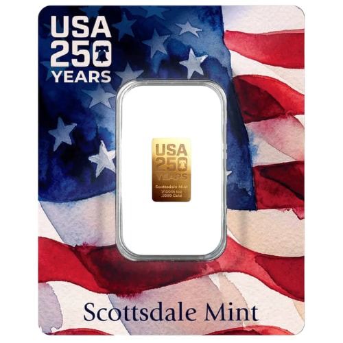 1\u002F100th\u0020oz\u0020250th\u0020Anniversary\u0020USA\u0020Gold\u0020Bar