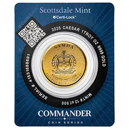 2025 1 oz Caesar Gold Coin - Commander Series