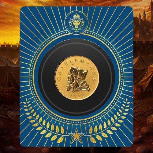 2025\u00201\u002F10\u0020oz\u0020Charlemagne\u0020Gold\u0020Coin\u0020\u002D\u0020Commander\u0020Series