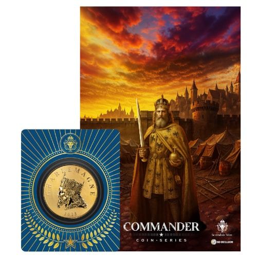 2025\u00201\u0020oz\u0020Charlemagne\u0020Gold\u0020Coin\u0020\u002D\u0020Commander\u0020Series\u0020\u002D\u0020Poster\u0020Bundle