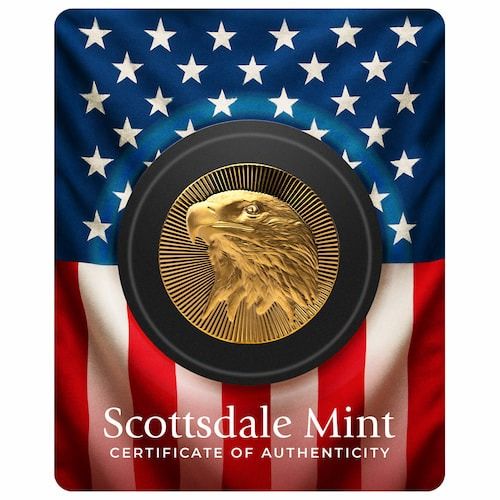 1\u0020oz\u0020Scottsdale\u0020Gold\u0020Eagle\u0020Stacker\u0020Round