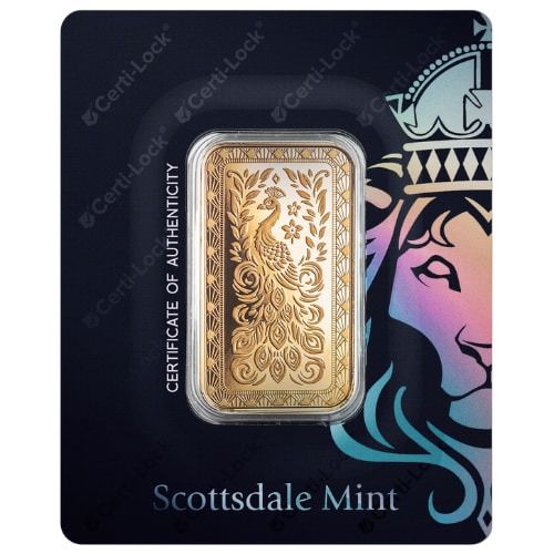 1\u0020oz\u0020Marquee\u0020Peacock\u0020Gold\u0020Bar