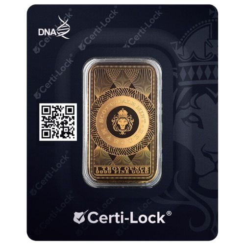 Buy 1 oz Marquee Peacock Gold Bar | SD Bullion