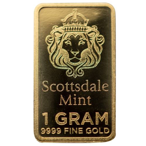 100 x 1 Gram Scottsdale Mint Gold Bars - Gold Prepper Box