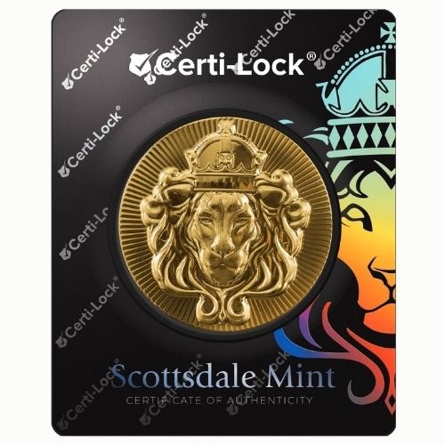 1\u0020oz\u0020Scottsdale\u0020Mint\u0020Gold\u0020Lion\u0020Stacker\u0020Round
