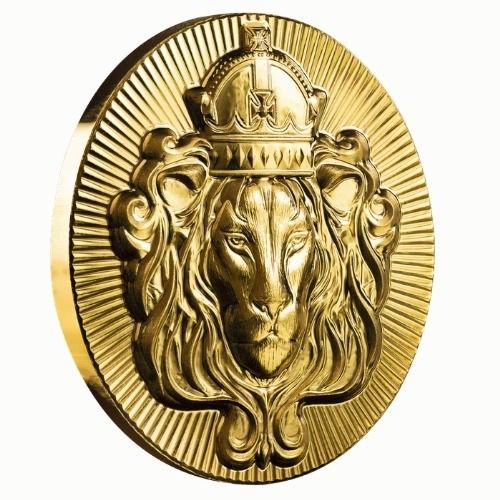 Buy 1 oz Scottsdale Mint Gold Lion Stacker Round | SD Bullion