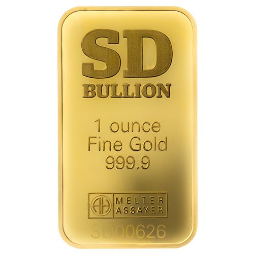 Cross and Flag Gold Bar Reverse