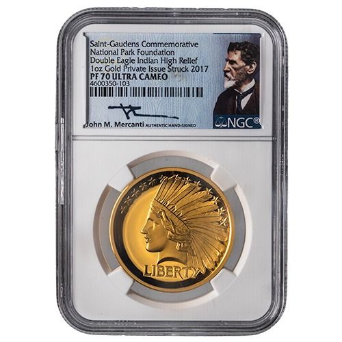 2017\u0020NGC\u0020PF\u002D70\u00201\u0020oz\u0020Gold\u0020Indian\u0020Double\u0020Eagle\u0020High\u0020Relief\u0020Proof\u0020\u002D\u0020Saint\u002DGaudens\u0020Collection