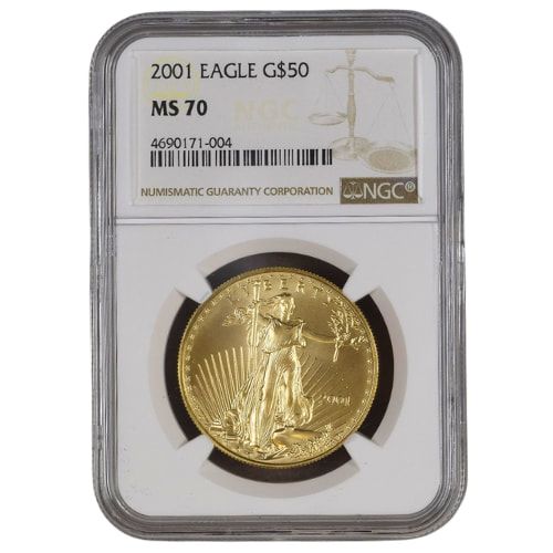 2001\u00201\u0020oz\u0020NGC\u0020MS\u002D70\u0020Gold\u0020American\u0020Eagle