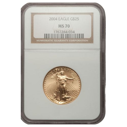 2004\u0020NGC\u0020MS\u002D70\u00201\u002F2\u0020oz\u0020American\u0020Gold\u0020Eagle\u0020Coin