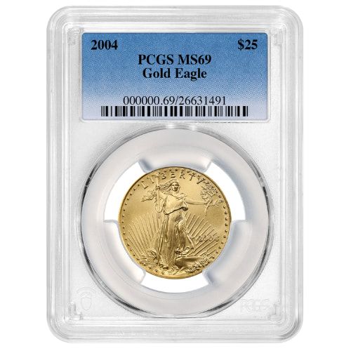 2004\u0020PCGS\u0020MS\u002D69\u00201\u002F2\u0020oz\u0020American\u0020Gold\u0020Eagle\u0020Coin