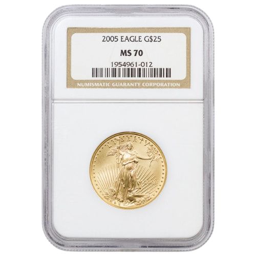 2005\u0020NGC\u0020MS\u002D70\u00201\u002F2\u0020oz\u0020American\u0020Gold\u0020Eagle\u0020Coin