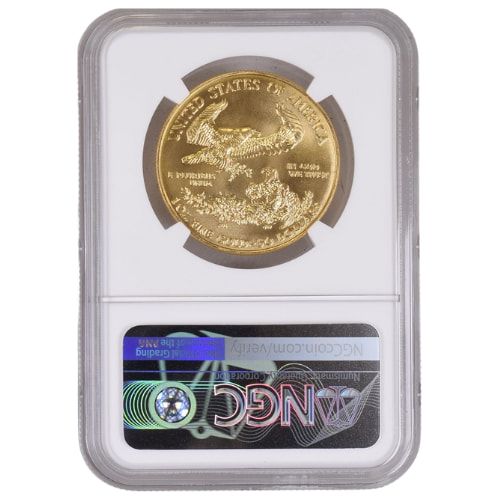 2005 NGC MS-70 1 oz American Gold Eagle Coin