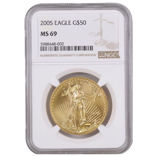 2005\u0020NGC\u0020MS\u002D70\u00201\u0020oz\u0020American\u0020Gold\u0020Eagle\u0020Coin
