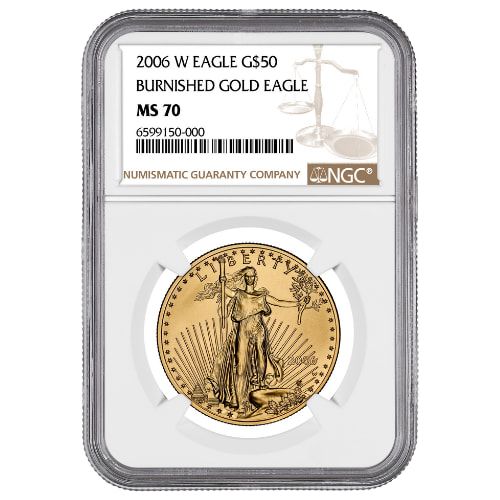 2006\u002DW\u0020NGC\u0020MS\u002D70\u00201\u0020oz\u0020American\u0020Gold\u0020Eagle\u0020Burnished\u0020Coin
