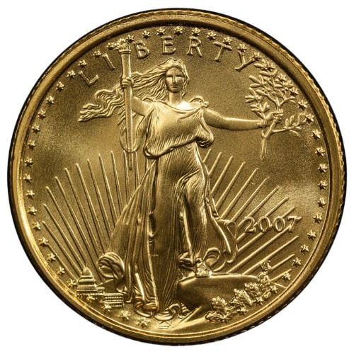 2007\u00201\u002F4\u0020oz\u0020American\u0020Gold\u0020Eagle\u0020Coin