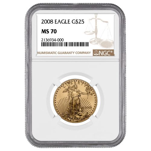 2008\u0020NGC\u0020MS\u002D70\u00201\u002F2\u0020oz\u0020American\u0020Gold\u0020Eagle\u0020Coin